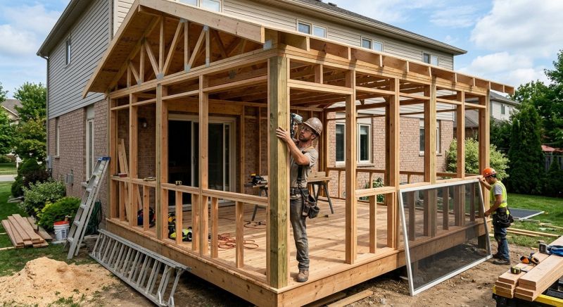 Deck Enclosure Installation in Seattle, WA