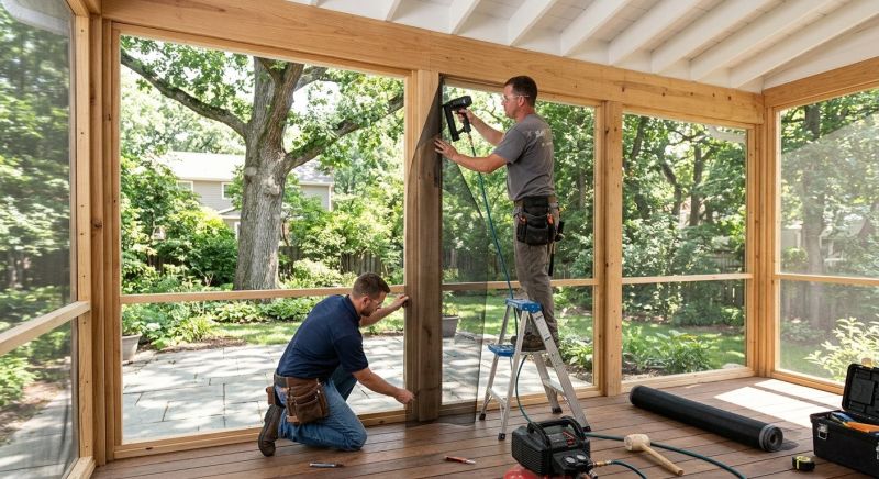 Enclosed Porch Construction in Arvada, CO
