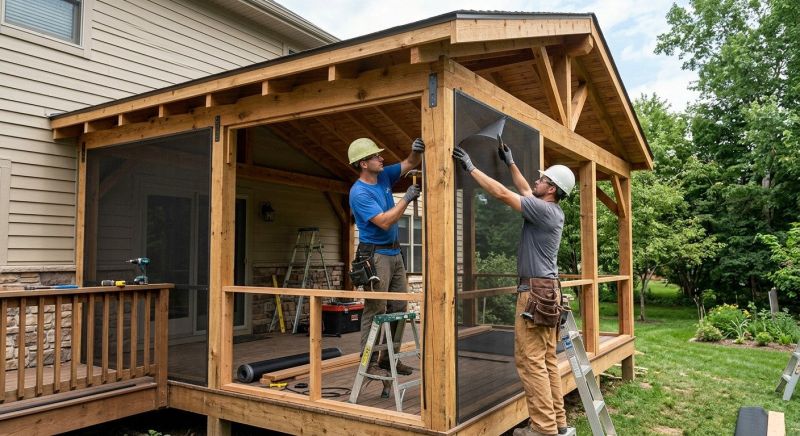 Enclosed Porch Installation in Arvada, CO