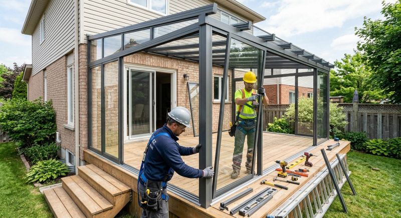 Lanai Enclosure Installation in Longmont, CO
