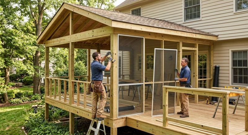 Screened In Porch Installation in Boulder, CO