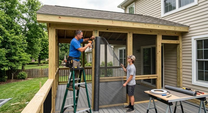 Screened In Porch Installation in Nashville, TN