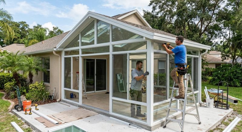 Sunroom Addition Construction in Asheville, NC