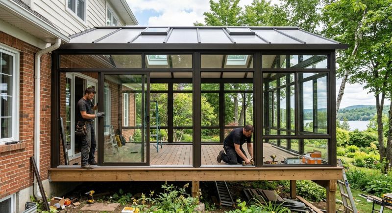 Three Season Room Installation in Austin, TX