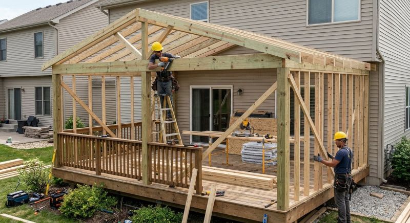 Enclosed Deck Installation in Knoxville, TN