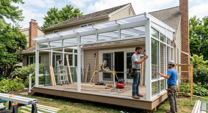 Sunroom Addition Construction in Knoxville, TN